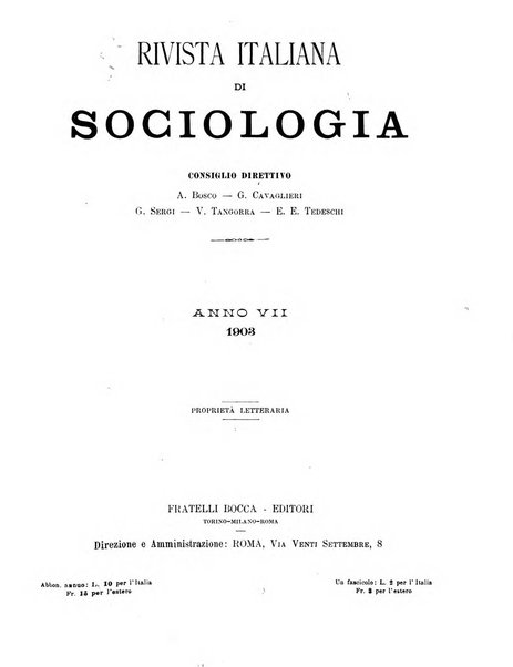 Rivista italiana di sociologia