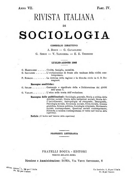 Rivista italiana di sociologia