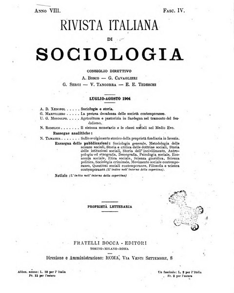 Rivista italiana di sociologia