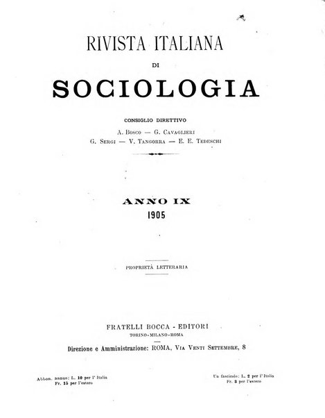 Rivista italiana di sociologia