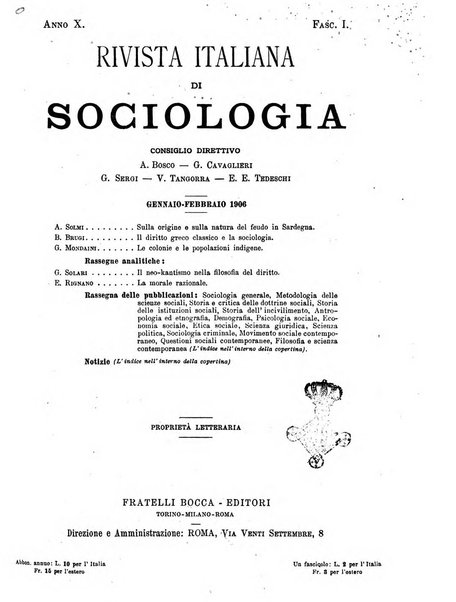 Rivista italiana di sociologia