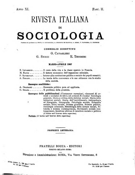 Rivista italiana di sociologia