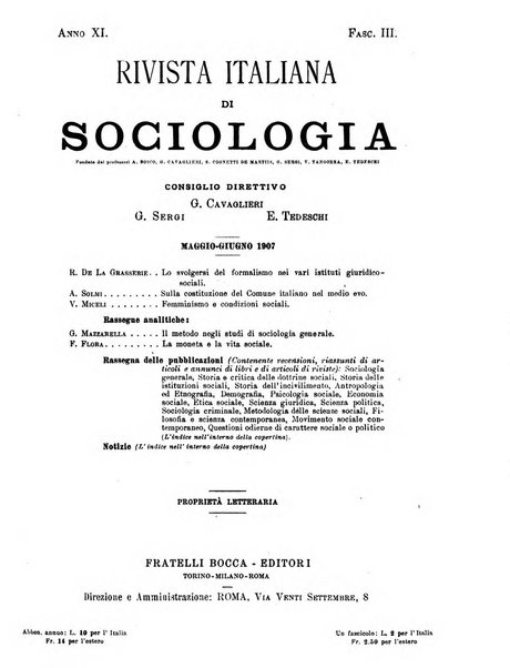 Rivista italiana di sociologia