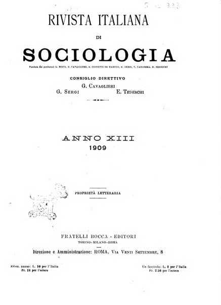 Rivista italiana di sociologia