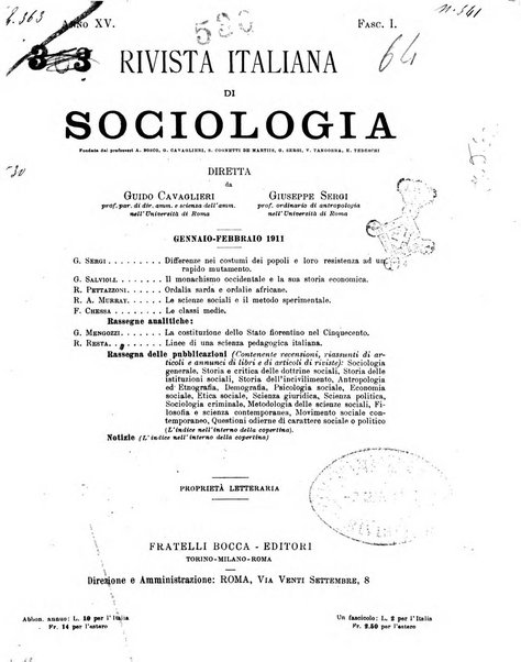 Rivista italiana di sociologia