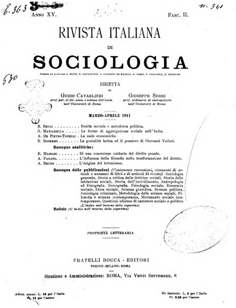 Rivista italiana di sociologia