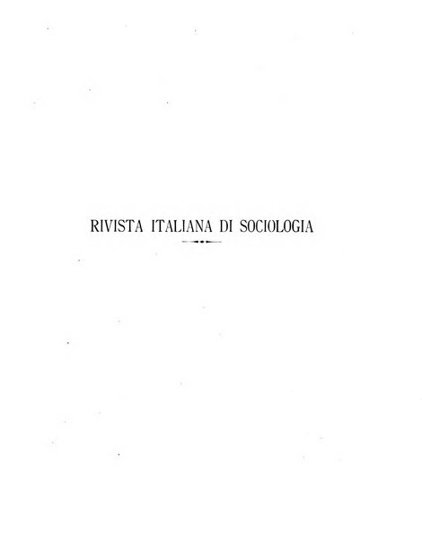 Rivista italiana di sociologia