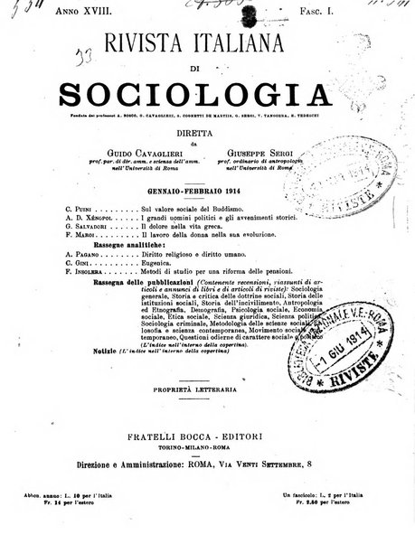 Rivista italiana di sociologia