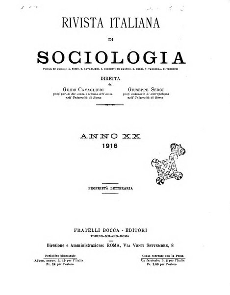 Rivista italiana di sociologia