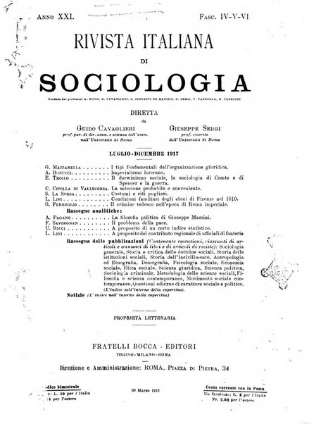 Rivista italiana di sociologia