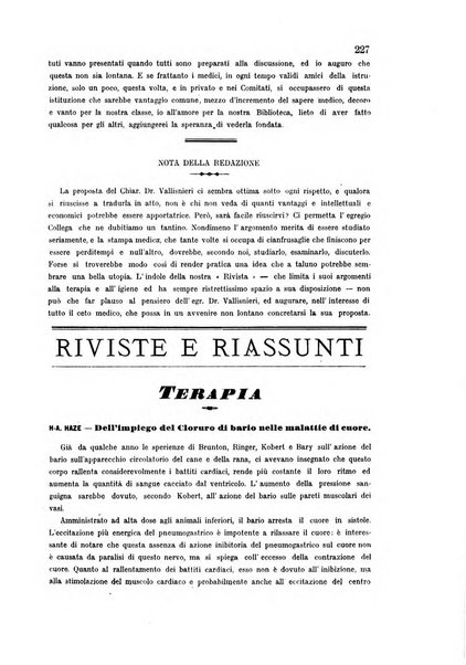 Rivista italiana di terapia e igiene giornale per i medici pratici