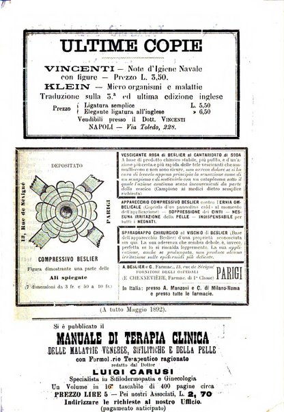 Rivista italiana di terapia e igiene giornale per i medici pratici