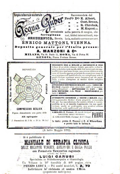 Rivista italiana di terapia e igiene giornale per i medici pratici