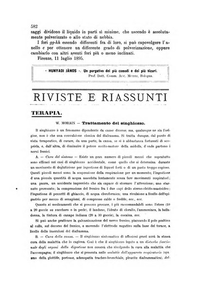 Rivista italiana di terapia e igiene giornale per i medici pratici