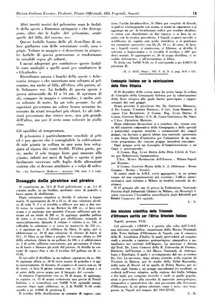 Rivista italiana essenze, profumi, piante officinali, olii vegetali, saponi organo di propaganda del gruppo produttori materie aromatiche della Federazione nazionale fascista degli industriali dei prodotti chimici