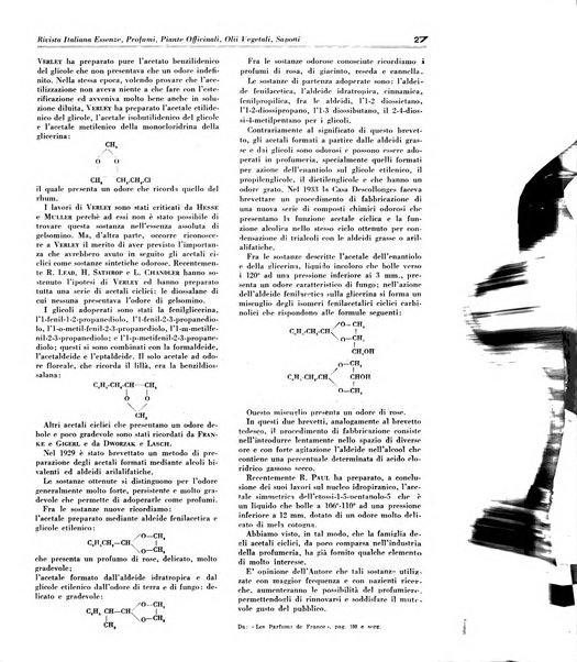 Rivista italiana essenze, profumi, piante officinali, olii vegetali, saponi organo di propaganda del gruppo produttori materie aromatiche della Federazione nazionale fascista degli industriali dei prodotti chimici