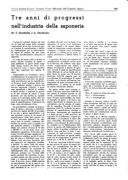 Rivista italiana essenze, profumi, piante officinali, olii vegetali, saponi organo di propaganda del gruppo produttori materie aromatiche della Federazione nazionale fascista degli industriali dei prodotti chimici