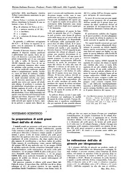 Rivista italiana essenze, profumi, piante officinali, olii vegetali, saponi organo di propaganda del gruppo produttori materie aromatiche della Federazione nazionale fascista degli industriali dei prodotti chimici