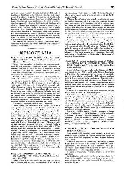 Rivista italiana essenze, profumi, piante officinali, olii vegetali, saponi organo di propaganda del gruppo produttori materie aromatiche della Federazione nazionale fascista degli industriali dei prodotti chimici