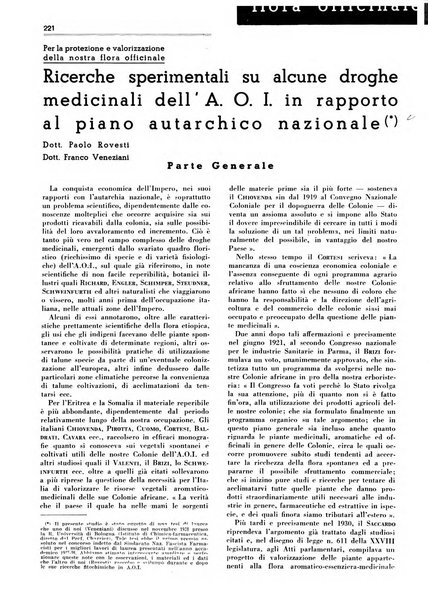 Rivista italiana essenze, profumi, piante officinali, olii vegetali, saponi organo di propaganda del gruppo produttori materie aromatiche della Federazione nazionale fascista degli industriali dei prodotti chimici