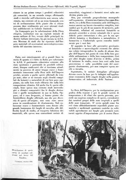 Rivista italiana essenze, profumi, piante officinali, olii vegetali, saponi organo di propaganda del gruppo produttori materie aromatiche della Federazione nazionale fascista degli industriali dei prodotti chimici