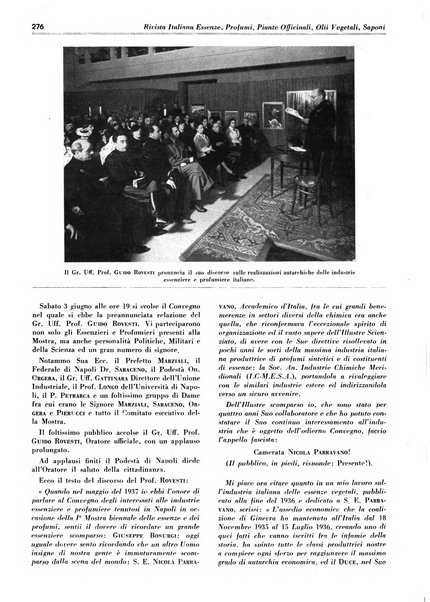 Rivista italiana essenze, profumi, piante officinali, olii vegetali, saponi organo di propaganda del gruppo produttori materie aromatiche della Federazione nazionale fascista degli industriali dei prodotti chimici