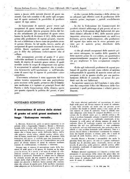 Rivista italiana essenze, profumi, piante officinali, olii vegetali, saponi organo di propaganda del gruppo produttori materie aromatiche della Federazione nazionale fascista degli industriali dei prodotti chimici