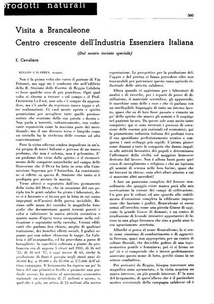 Rivista italiana essenze, profumi, piante officinali, olii vegetali, saponi organo di propaganda del gruppo produttori materie aromatiche della Federazione nazionale fascista degli industriali dei prodotti chimici