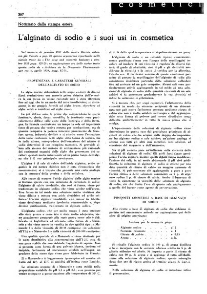 Rivista italiana essenze, profumi, piante officinali, olii vegetali, saponi organo di propaganda del gruppo produttori materie aromatiche della Federazione nazionale fascista degli industriali dei prodotti chimici