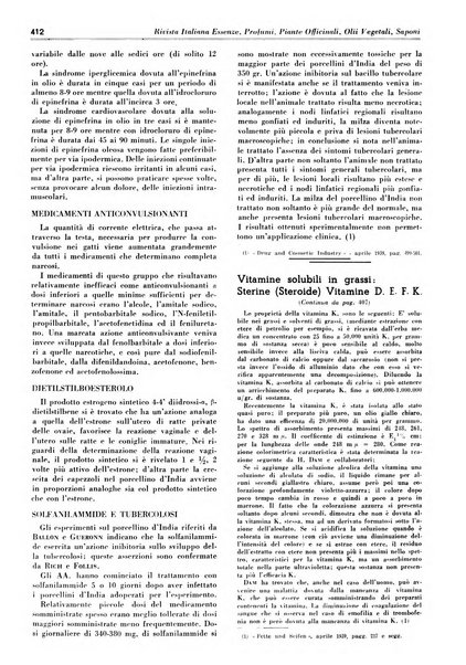 Rivista italiana essenze, profumi, piante officinali, olii vegetali, saponi organo di propaganda del gruppo produttori materie aromatiche della Federazione nazionale fascista degli industriali dei prodotti chimici