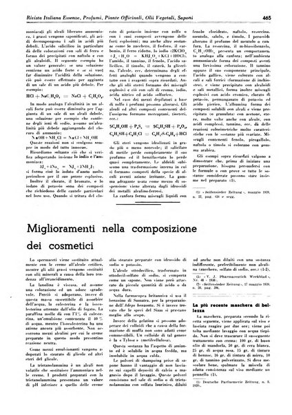 Rivista italiana essenze, profumi, piante officinali, olii vegetali, saponi organo di propaganda del gruppo produttori materie aromatiche della Federazione nazionale fascista degli industriali dei prodotti chimici