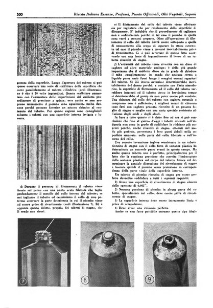 Rivista italiana essenze, profumi, piante officinali, olii vegetali, saponi organo di propaganda del gruppo produttori materie aromatiche della Federazione nazionale fascista degli industriali dei prodotti chimici