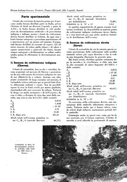 Rivista italiana essenze, profumi, piante officinali, olii vegetali, saponi organo di propaganda del gruppo produttori materie aromatiche della Federazione nazionale fascista degli industriali dei prodotti chimici