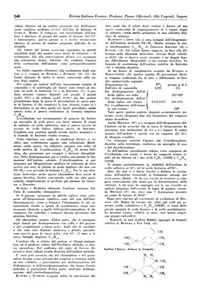 Rivista italiana essenze, profumi, piante officinali, olii vegetali, saponi organo di propaganda del gruppo produttori materie aromatiche della Federazione nazionale fascista degli industriali dei prodotti chimici