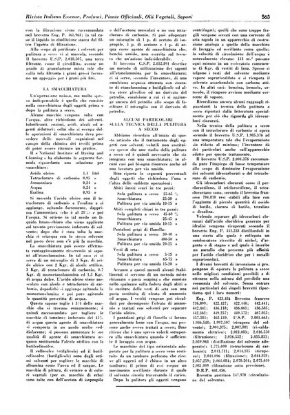 Rivista italiana essenze, profumi, piante officinali, olii vegetali, saponi organo di propaganda del gruppo produttori materie aromatiche della Federazione nazionale fascista degli industriali dei prodotti chimici