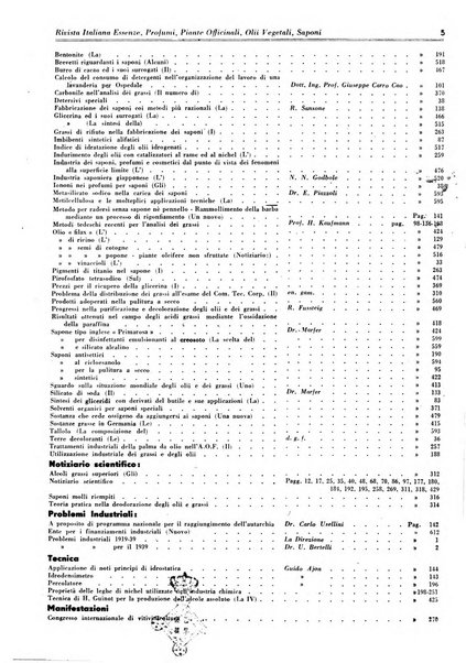 Rivista italiana essenze, profumi, piante officinali, olii vegetali, saponi organo di propaganda del gruppo produttori materie aromatiche della Federazione nazionale fascista degli industriali dei prodotti chimici