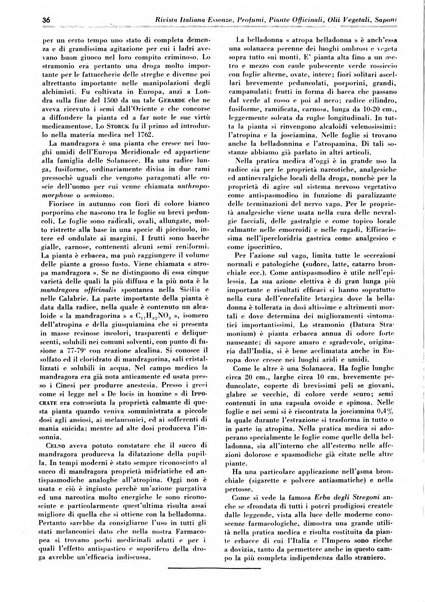 Rivista italiana essenze, profumi, piante officinali, olii vegetali, saponi organo di propaganda del gruppo produttori materie aromatiche della Federazione nazionale fascista degli industriali dei prodotti chimici