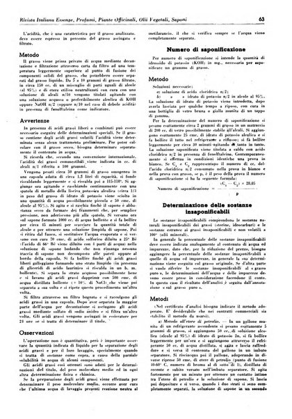 Rivista italiana essenze, profumi, piante officinali, olii vegetali, saponi organo di propaganda del gruppo produttori materie aromatiche della Federazione nazionale fascista degli industriali dei prodotti chimici