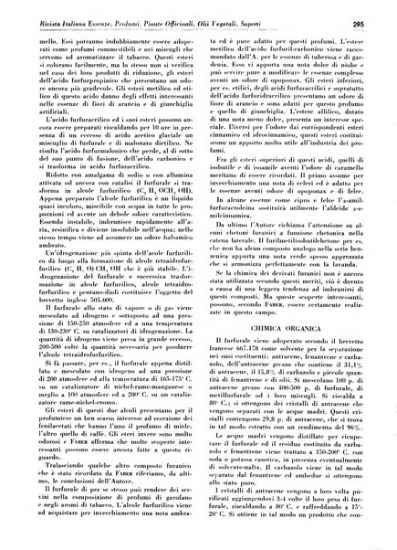 Rivista italiana essenze, profumi, piante officinali, olii vegetali, saponi organo di propaganda del gruppo produttori materie aromatiche della Federazione nazionale fascista degli industriali dei prodotti chimici