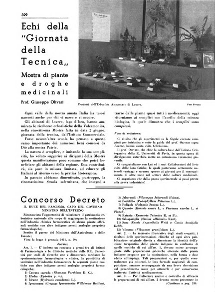 Rivista italiana essenze, profumi, piante officinali, olii vegetali, saponi organo di propaganda del gruppo produttori materie aromatiche della Federazione nazionale fascista degli industriali dei prodotti chimici