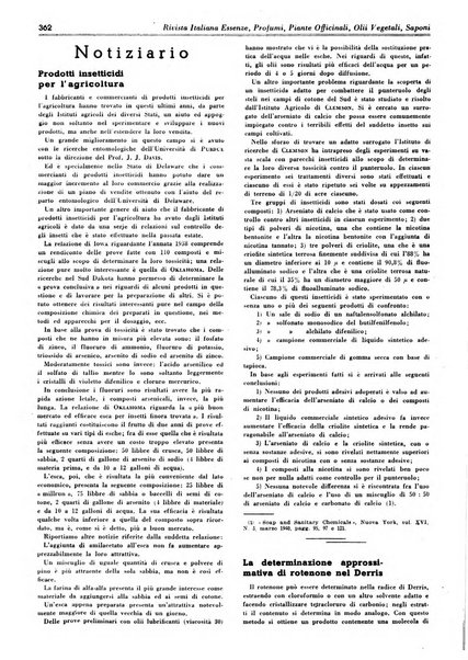 Rivista italiana essenze, profumi, piante officinali, olii vegetali, saponi organo di propaganda del gruppo produttori materie aromatiche della Federazione nazionale fascista degli industriali dei prodotti chimici