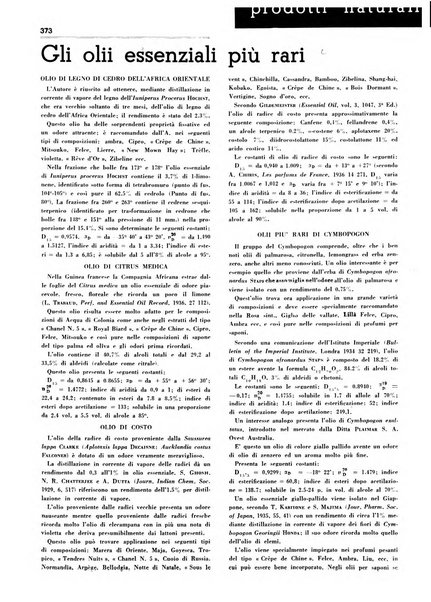 Rivista italiana essenze, profumi, piante officinali, olii vegetali, saponi organo di propaganda del gruppo produttori materie aromatiche della Federazione nazionale fascista degli industriali dei prodotti chimici