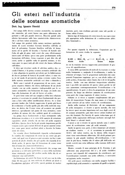 Rivista italiana essenze, profumi, piante officinali, olii vegetali, saponi organo di propaganda del gruppo produttori materie aromatiche della Federazione nazionale fascista degli industriali dei prodotti chimici