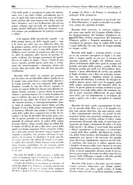 Rivista italiana essenze, profumi, piante officinali, olii vegetali, saponi organo di propaganda del gruppo produttori materie aromatiche della Federazione nazionale fascista degli industriali dei prodotti chimici