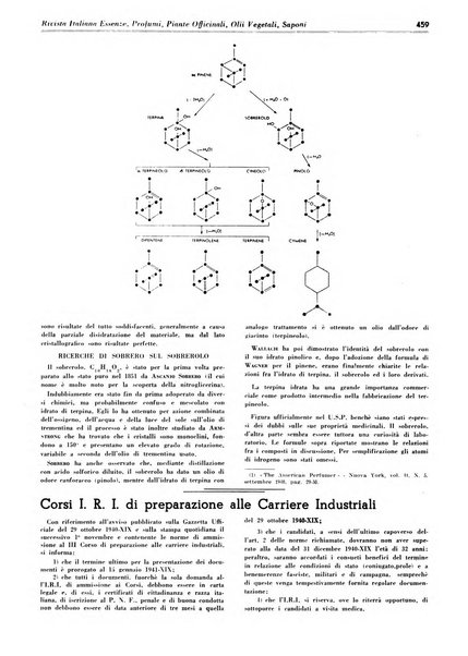 Rivista italiana essenze, profumi, piante officinali, olii vegetali, saponi organo di propaganda del gruppo produttori materie aromatiche della Federazione nazionale fascista degli industriali dei prodotti chimici