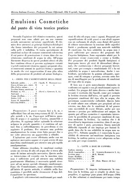 Rivista italiana essenze, profumi, piante officinali, olii vegetali, saponi organo di propaganda del gruppo produttori materie aromatiche della Federazione nazionale fascista degli industriali dei prodotti chimici