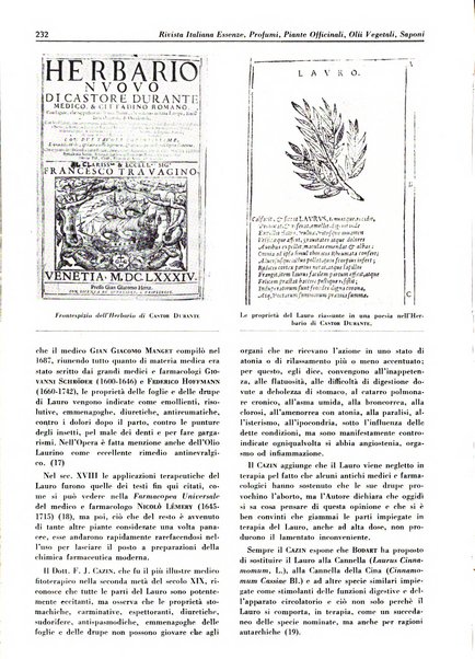 Rivista italiana essenze, profumi, piante officinali, olii vegetali, saponi organo di propaganda del gruppo produttori materie aromatiche della Federazione nazionale fascista degli industriali dei prodotti chimici