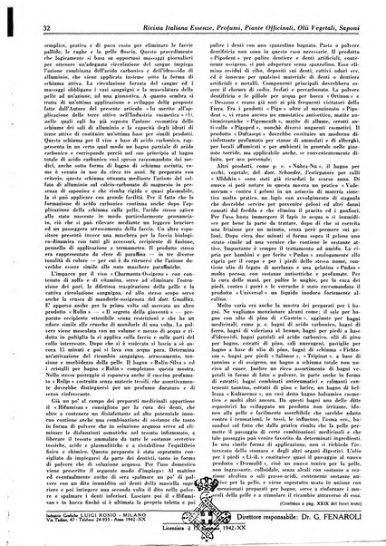 Rivista italiana essenze, profumi, piante officinali, olii vegetali, saponi organo di propaganda del gruppo produttori materie aromatiche della Federazione nazionale fascista degli industriali dei prodotti chimici