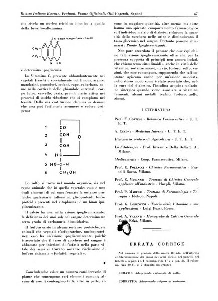 Rivista italiana essenze, profumi, piante officinali, olii vegetali, saponi organo di propaganda del gruppo produttori materie aromatiche della Federazione nazionale fascista degli industriali dei prodotti chimici