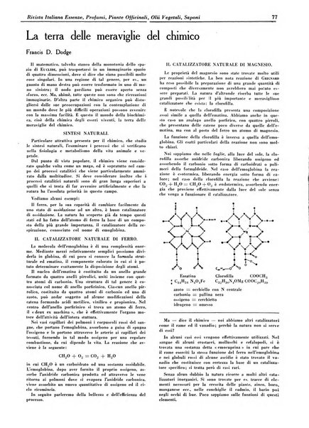 Rivista italiana essenze, profumi, piante officinali, olii vegetali, saponi organo di propaganda del gruppo produttori materie aromatiche della Federazione nazionale fascista degli industriali dei prodotti chimici